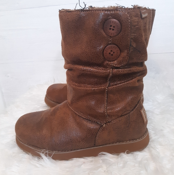 Skechers Australia faux fur lined boots sz 8 - Picture 2 of 7